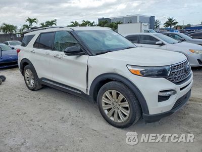 Czwarte zdjęcie samochodu z boku: 2021 FORD EXPLORER LIMITED VIN:1FMSK7FH7MGC17885 - miniatura