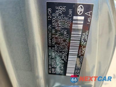 Zdjęcie 12 z 12 samochodu: 2009 TOYOTA YARIS BASE VIN:JTDJT903895258437 - miniatura