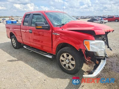Czwarte zdjęcie samochodu z boku: 2009 FORD F150 SUPER CAB VIN:1FTRX12V19KB36995 - miniatura