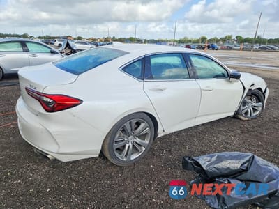 Trzecie zdjęcie samochodu z tyłu: 2021 ACURA TLX TECHNOLOGY VIN:19UUB5F45MA003481 - miniatura