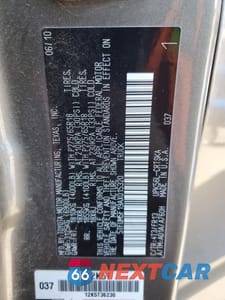 Zdjęcie 13 z 13 samochodu: 2010 TOYOTA TUNDRA DOUBLE CAB SR5 VIN:5TFUM5F19AX015320 - miniatura