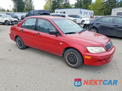 Czwarte zdjęcie samochodu z boku: 2003 MITSUBISHI LANCER ES VIN:JA3AJ26EX3U010885 - miniatura