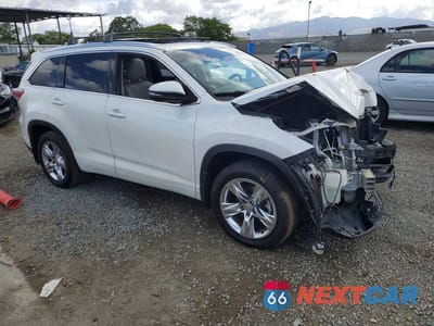 Czwarte zdjęcie samochodu z boku: 2015 TOYOTA HIGHLANDER LIMITED PLATINUM VIN:5TDDKRFH7FS134409 - miniatura