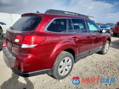 Trzecie zdjęcie samochodu z tyłu: 2012 SUBARU OUTBACK 3.6R LIMITED VIN:4S4BRDLC0C2260110 - miniatura