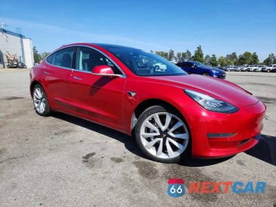 Czwarte zdjęcie samochodu z boku: 2020 TESLA MODEL 3 AWD W/LONG R VIN:5YJ3E1EA3LF645818 - miniatura