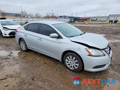 Czwarte zdjęcie samochodu z boku: 2013 NISSAN SENTRA S VIN:3N1AB7AP8DL563473 - miniatura