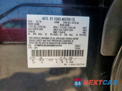 Zdjęcie 13 z 13 samochodu: 2019 FORD EDGE TITANIUM VIN:2FMPK3K95KBB19195 - miniatura