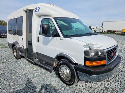 Czwarte zdjęcie samochodu z boku: 2005 GMC SAVANA SHUTTLE BUS VIN:1GDJG31U251188861 - miniatura