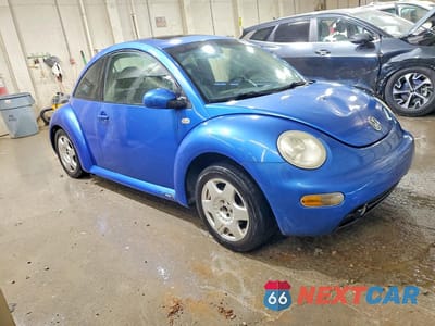 Czwarte zdjęcie samochodu z boku: 2001 VOLKSWAGEN NEW BEETLE GLS VIN:3VWCK21C21M427249 - miniatura