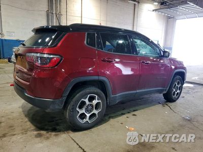 Trzecie zdjęcie samochodu z tyłu: 2022 JEEP COMPASS TRAILHAWK VIN:3C4NJDDB4NT163492 - miniatura