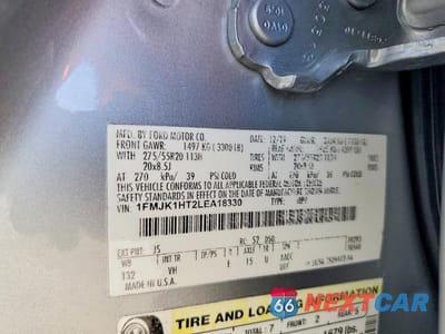 Zdjęcie 13 z 13 samochodu: 2020 FORD EXPEDITION MAX XLT VIN:1FMJK1HT2LEA18330 - miniatura