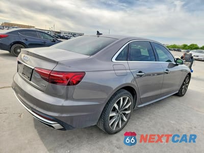 Trzecie zdjęcie samochodu z tyłu: 2022 AUDI A4 PREMIUM 40 VIN:WAUABAF43NN002654 - miniatura