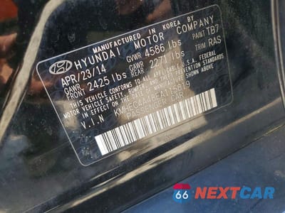 Zdjęcie 12 z 12 samochodu: 2014 HYUNDAI SONATA HYBRID VIN:KMHEC4A48EA115819 - miniatura