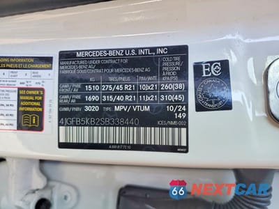 Zdjęcie 13 z 13 samochodu: 2025 MERCEDES-BENZ GLE 450 4MATIC VIN:4JGFB5KB2SB338440 - miniatura