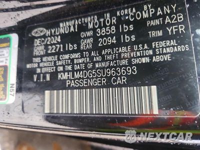 Zdjęcie 13 z 13 samochodu: 2025 HYUNDAI ELANTRA SEL SPORT VIN:KMHLM4DG5SU963693 - miniatura
