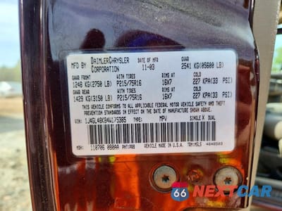 Zdjęcie 13 z 13 samochodu: 2004 JEEP LIBERTY SPORT VIN:1J4GL48K84W175385 - miniatura