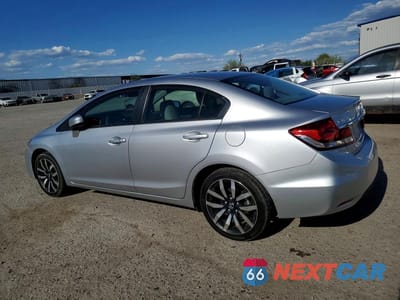 Drugie zdjęcie samochodu z przodu: 2014 HONDA CIVIC EXL VIN:19XFB2F90EE045718 - miniatura