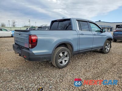 Trzecie zdjęcie samochodu z tyłu: 2025 HONDA RIDGELINE RTL VIN:5FPYK3F58SB050657 - miniatura