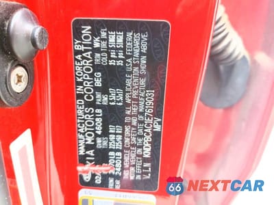 Zdjęcie 13 z 13 samochodu: 2014 KIA SPORTAGE LX VIN:KNDPBCAC1E7619031 - miniatura