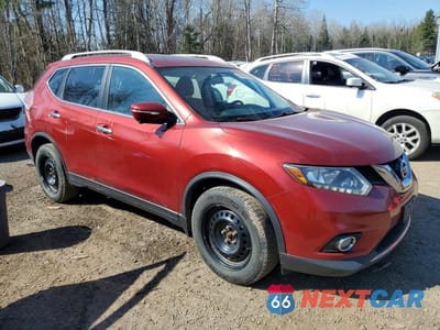 Czwarte zdjęcie samochodu z boku: 2014 NISSAN ROGUE S VIN:5N1AT2MM8EC756536 - miniatura