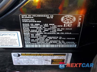 Zdjęcie 13 z 13 samochodu: 2015 VOLKSWAGEN TOUAREG V6 TDI VIN:WVGEP9BP8FD005699 - miniatura