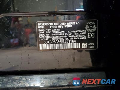 Zdjęcie 13 z 13 samochodu: 2019 BMW X5 XDRIVE40I VIN:5UXCR6C56KLL61164 - miniatura