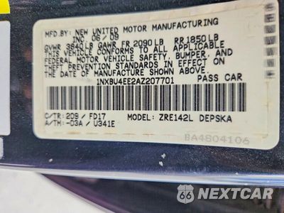 Zdjęcie 12 z 12 samochodu: 2010 TOYOTA COROLLA S VIN:1NXBU4EE2AZ207701 - miniatura