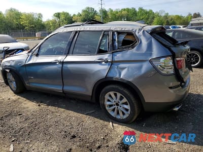 Drugie zdjęcie samochodu z przodu: 2017 BMW X3 XDRIVE28I VIN:5UXWX9C37H0W75788 - miniatura