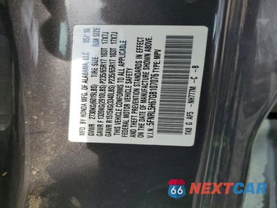 Zdjęcie 13 z 13 samochodu: 2016 HONDA ODYSSEY EXL VIN:5FNRL5H67GB107076 - miniatura