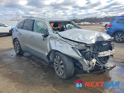 Czwarte zdjęcie samochodu z boku: 2016 ACURA MDX TECHNOLOGY VIN:5FRYD4H4XGB042918 - miniatura