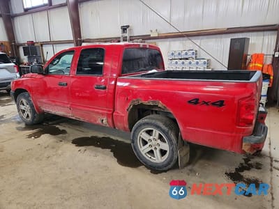 Drugie zdjęcie samochodu z przodu: 2007 DODGE DAKOTA QUAD SLT VIN:1D7HW48N87S145526 - miniatura