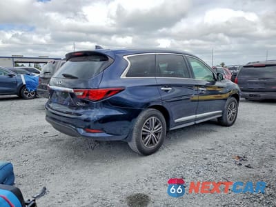 Trzecie zdjęcie samochodu z tyłu: 2018 INFINITI QX60 BASE VIN:5N1DL0MMXJC527836 - miniatura