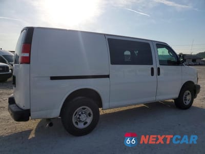 Trzecie zdjęcie samochodu z tyłu: 2019 CHEV EXPRESS G2500 VIN:1GCWGAFP2K1367866 - miniatura
