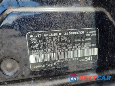 Zdjęcie 13 z 13 samochodu: 2020 MITSUBISHI OUTLANDER SE VIN:JA4AZ3A33LZ024369 - miniatura