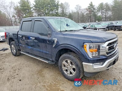 Czwarte zdjęcie samochodu z boku: 2022 FORD F150 SUPERCREW VIN:1FTEW1EP0NFA38641 - miniatura