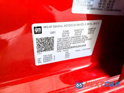 Zdjęcie 13 z 13 samochodu: 2024 CHEVROLET SILVERADO C1500 RST VIN:3GCPADE80RG221558 - miniatura