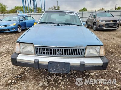 Piąte zdjęcie samochodu w środku: 1986 MERCURY LYNX BASE VIN:2MEBP5190GB600541 - miniatura
