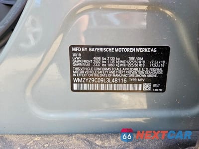 Zdjęcie 12 z 12 samochodu: 2020 MINI COOPER JCW COUNTRYMAN ALL4 VIN:WMZYZ9C09L3L48116 - miniatura