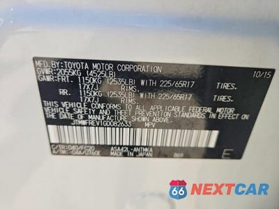Zdjęcie 13 z 13 samochodu: 2016 TOYOTA RAV4 XLE VIN:JTMWFREV1GD082633 - miniatura