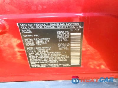 Zdjęcie 13 z 13 samochodu: 2015 NISSAN ROGUE SV VIN:KNMAT2MV0FP513634 - miniatura
