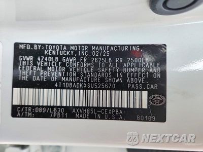 Zdjęcie 12 z 12 samochodu: 2025 TOYOTA CAMRY XSE VIN:4T1DBADKXSU525670 - miniatura