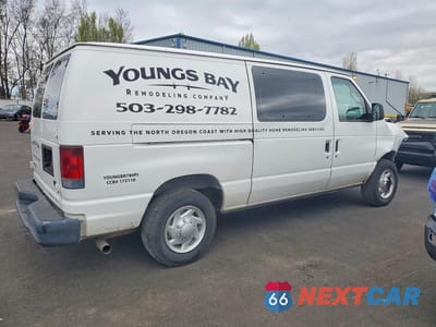 Trzecie zdjęcie samochodu z tyłu: 2008 FORD E150 UTILITY / SERVICE VAN VIN:1FTNE14L98DA33780 - miniatura