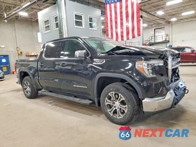 Czwarte zdjęcie samochodu z boku: 2019 GMC SIERRA K1500 SLE VIN:1GTU9BED0KZ407488 - miniatura