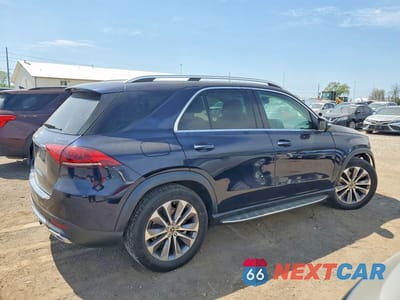Trzecie zdjęcie samochodu z tyłu: 2022 MERCEDES-BENZ GLE 350 4MATIC VIN:4JGFB4KB7NA635594 - miniatura