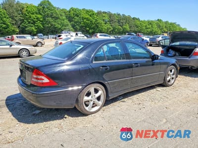Trzecie zdjęcie samochodu z tyłu: 2006 MERCEDES-BENZ C 230 VIN:WDBRF52H56A891409 - miniatura