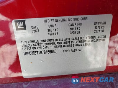 Zdjęcie 12 z 12 samochodu: 2007 CADILLAC CTS VIN:1G6DM57T970166646 - miniatura
