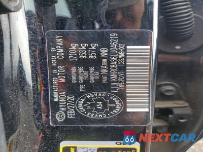 Zdjęcie 13 z 13 samochodu: 2020 HYUNDAI VENUE SEL VIN:KMHRC8A36LU046219 - miniatura
