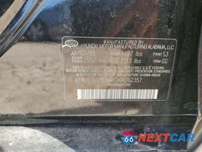 Zdjęcie 13 z 13 samochodu: 2016 HYUNDAI SONATA SPORT VIN:5NPE34AF5GH262357 - miniatura