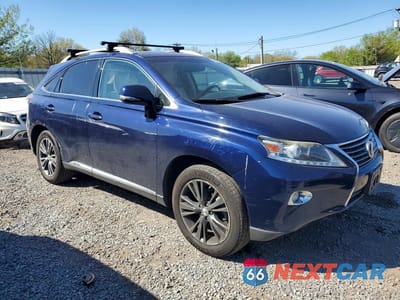 Czwarte zdjęcie samochodu z boku: 2013 LEXUS RX 450H VIN:JTJBC1BA4D2062665 - miniatura