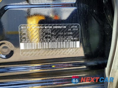 Zdjęcie 12 z 12 samochodu: 2020 MITSUBISHI OUTLANDER SE VIN:JA4AZ3A36LZ007937 - miniatura